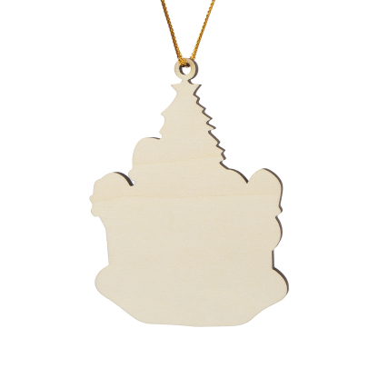 Personalized Wooden Family Wooden Hanging Christmas Ornament with Custom 3-5 Names Christmas Gift for Family | Jessemade