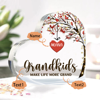 Personalised Christmas Hanging Ornament with Custom 1-12 Names Christmas Gift for Nan | Jessmade
