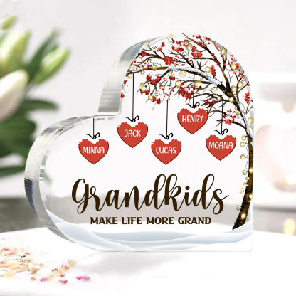 Personalised Christmas Hanging Ornament with Custom 1-12 Names Christmas Gift for Nan | Jessmade