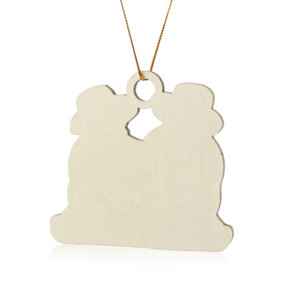 Personalized Wooden Family Beach-Themed Christmas Ornament with Custom 2-6 Names & 1 Text Christmas Gift for Family | Jessemade