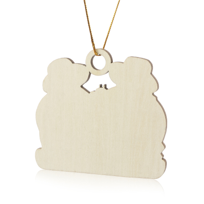 Personalized Wooden Family Beach-Themed Christmas Ornament with Custom 2-6 Names & 1 Text Christmas Gift for Family | Jessemade