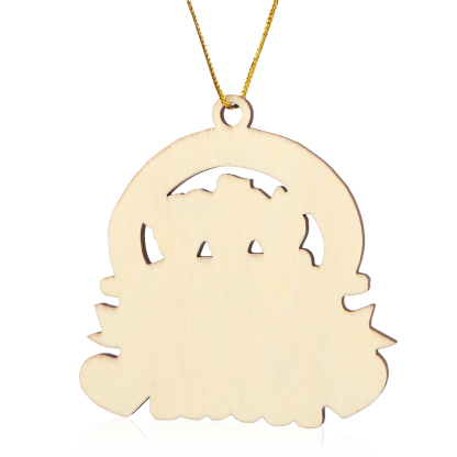 Personalized Wooden Best Friends Christmas Ornament – Custom 3 Names & 1 Text Christmas Gift for Friends | Jessemade