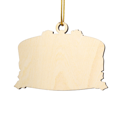 Personalized Wooden Family Christmas Hanging Ornament with Custom 2-6 Names & 1 Text Christmas Gift for Family | Jessemade