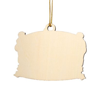 Personalized Wooden Family Christmas Hanging Ornament with Custom 2-6 Names & 1 Text Christmas Gift for Family | Jessemade