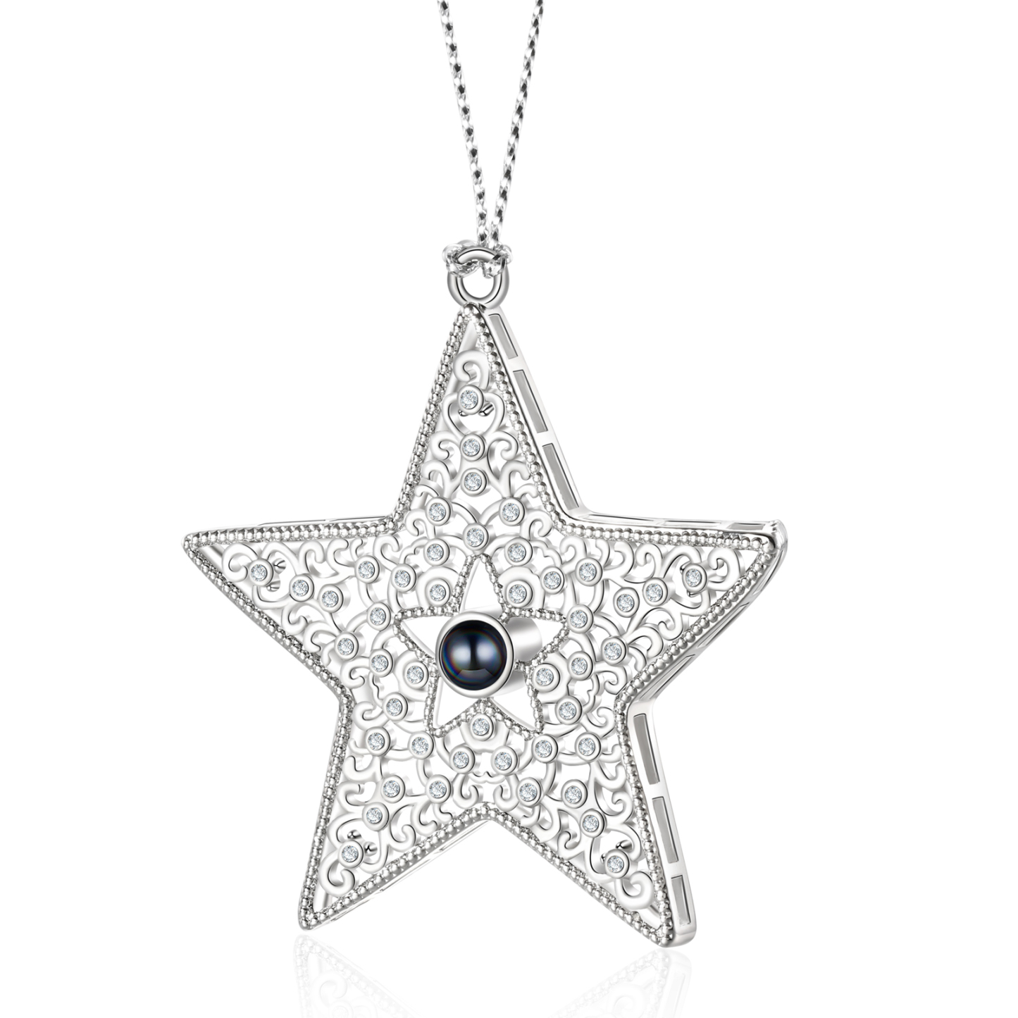Personalised Star Photo Projection Ornament - Valentine’s Day Gift for Him/Her | Jessemade