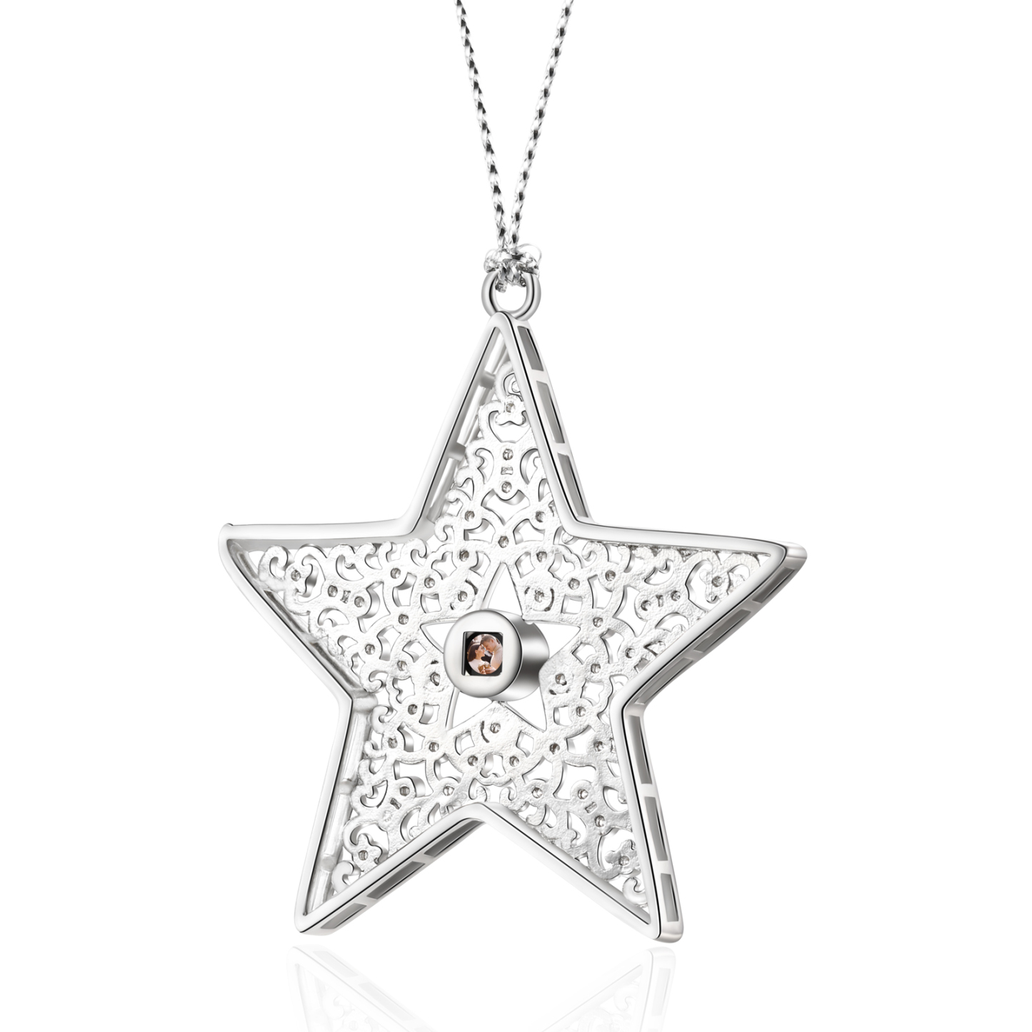 Personalised Star Photo Projection Ornament - Valentine’s Day Gift for Him/Her | Jessemade