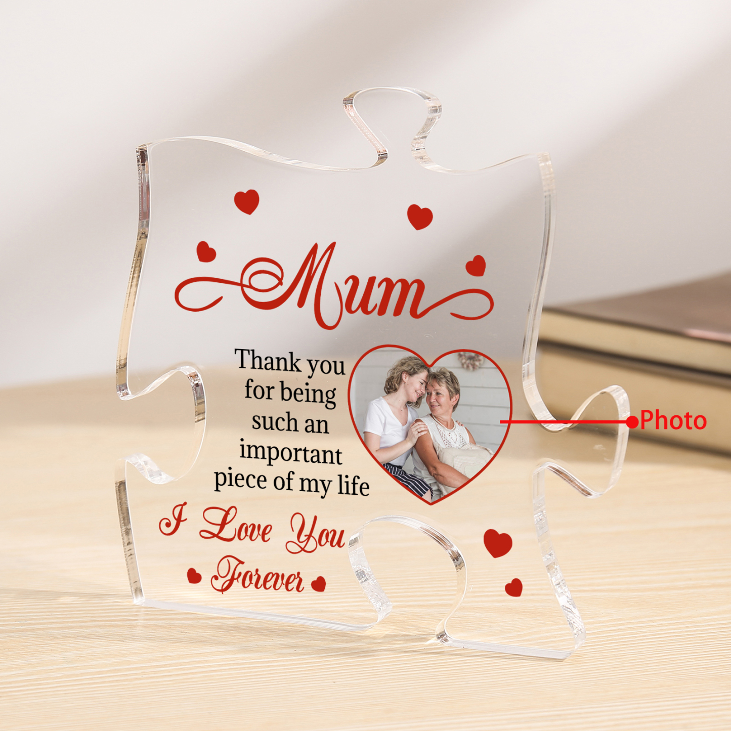 Personalized Puzzle Acrylic Plaque Thank You for Being Such an Importa