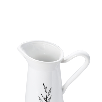  Personalized Engagement Vase with Names and Date, Unique Ceramic Flower Jug Gift