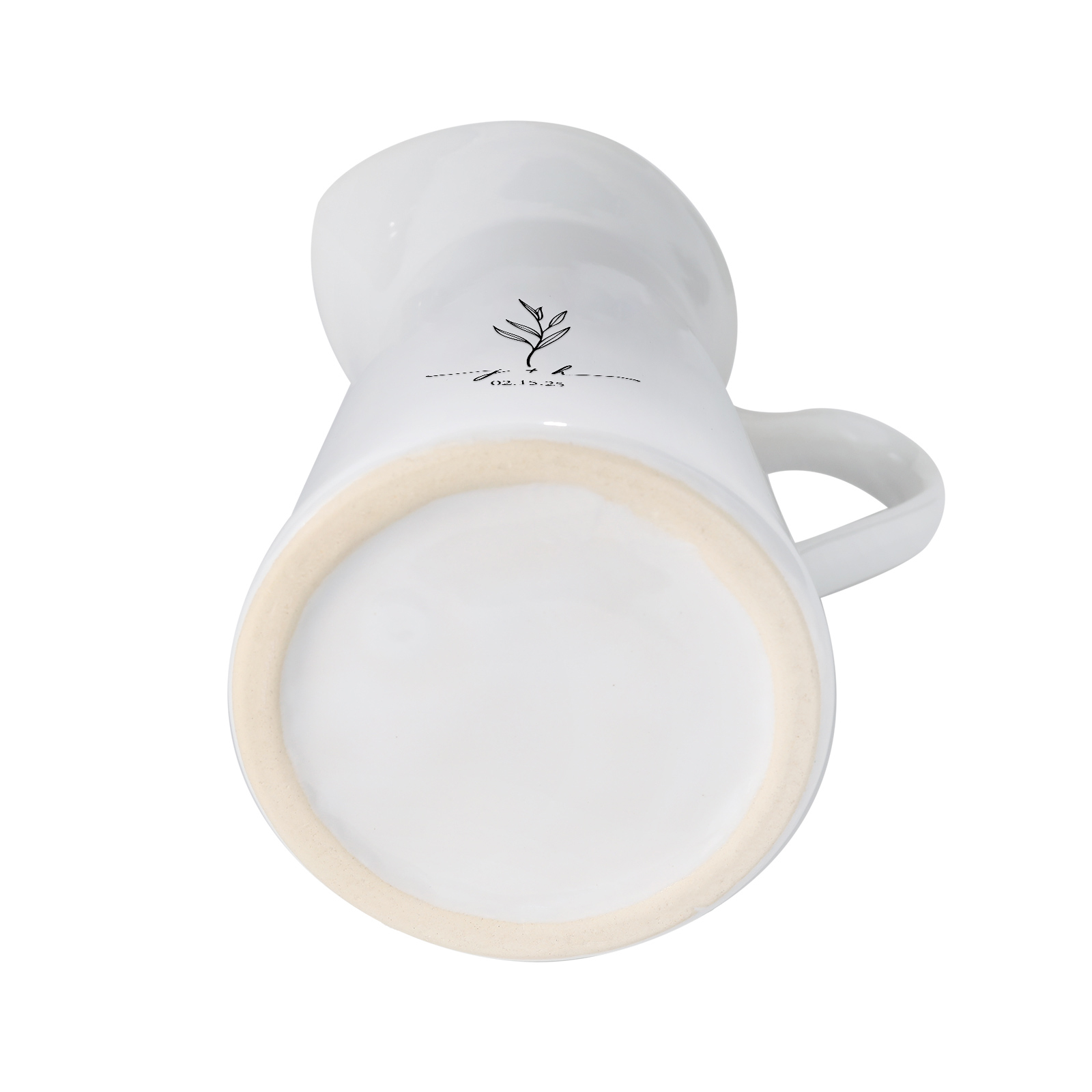  Personalized Engagement Vase with Names and Date, Unique Ceramic Flower Jug Gift