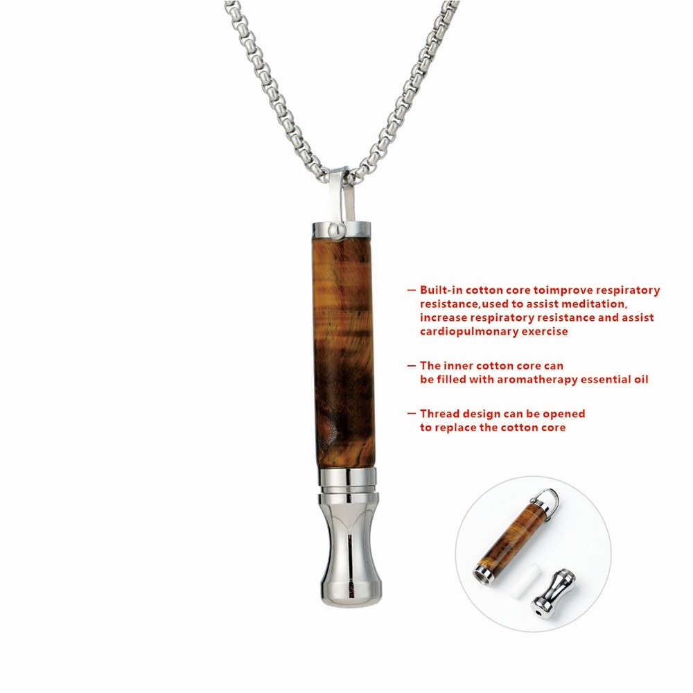 Breathing Necklace Stress Relief Meditation Necklace