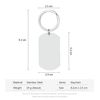 Personalized Keychain with Floral Calendar — The Day Our Love Blossomed