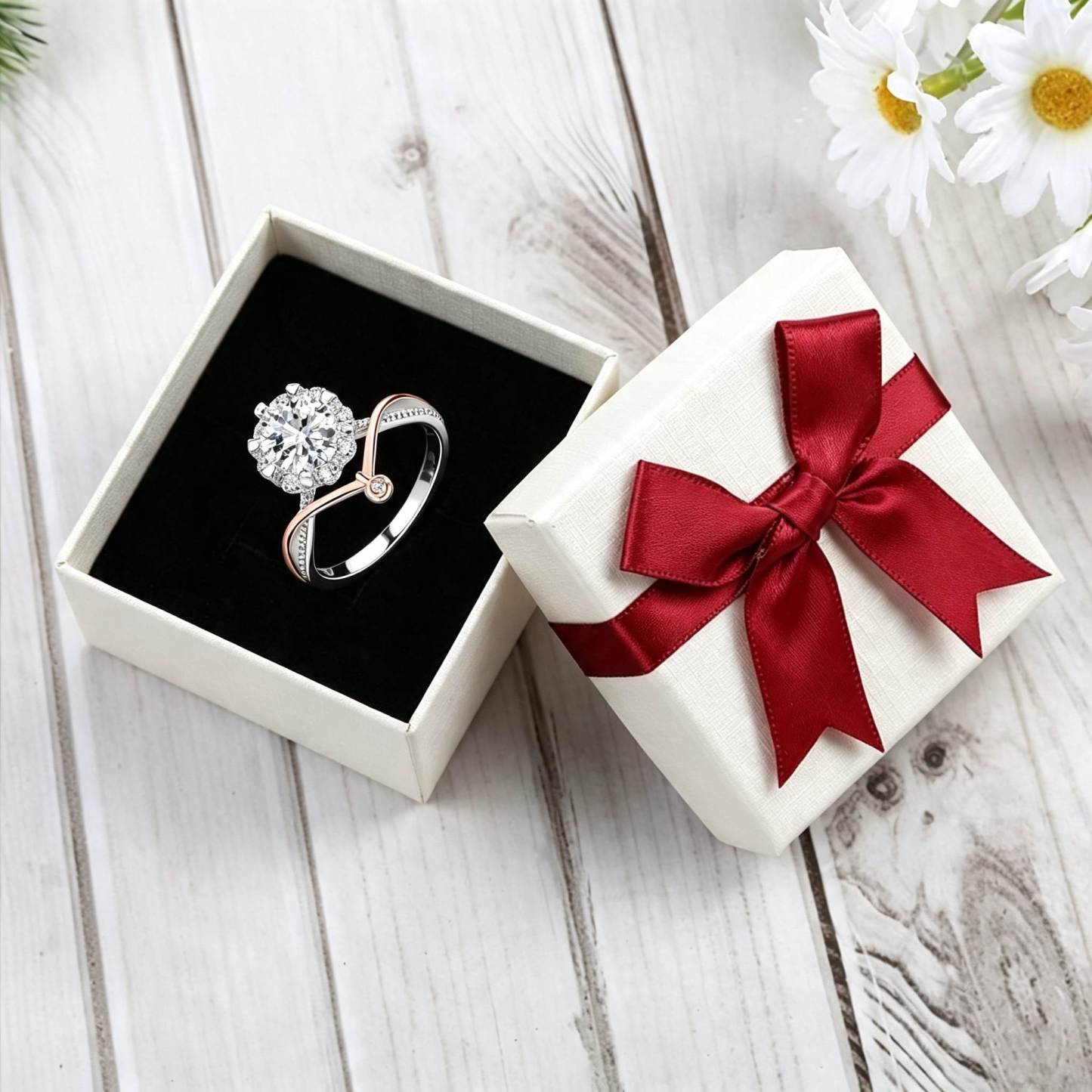 925 Sterling Silver Moissanite Ring – Elegant & Brilliant – Perfect Gift for Her