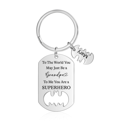 1 Name - Personalized Keychain Custom 1 Name Stainless Steel Keychain