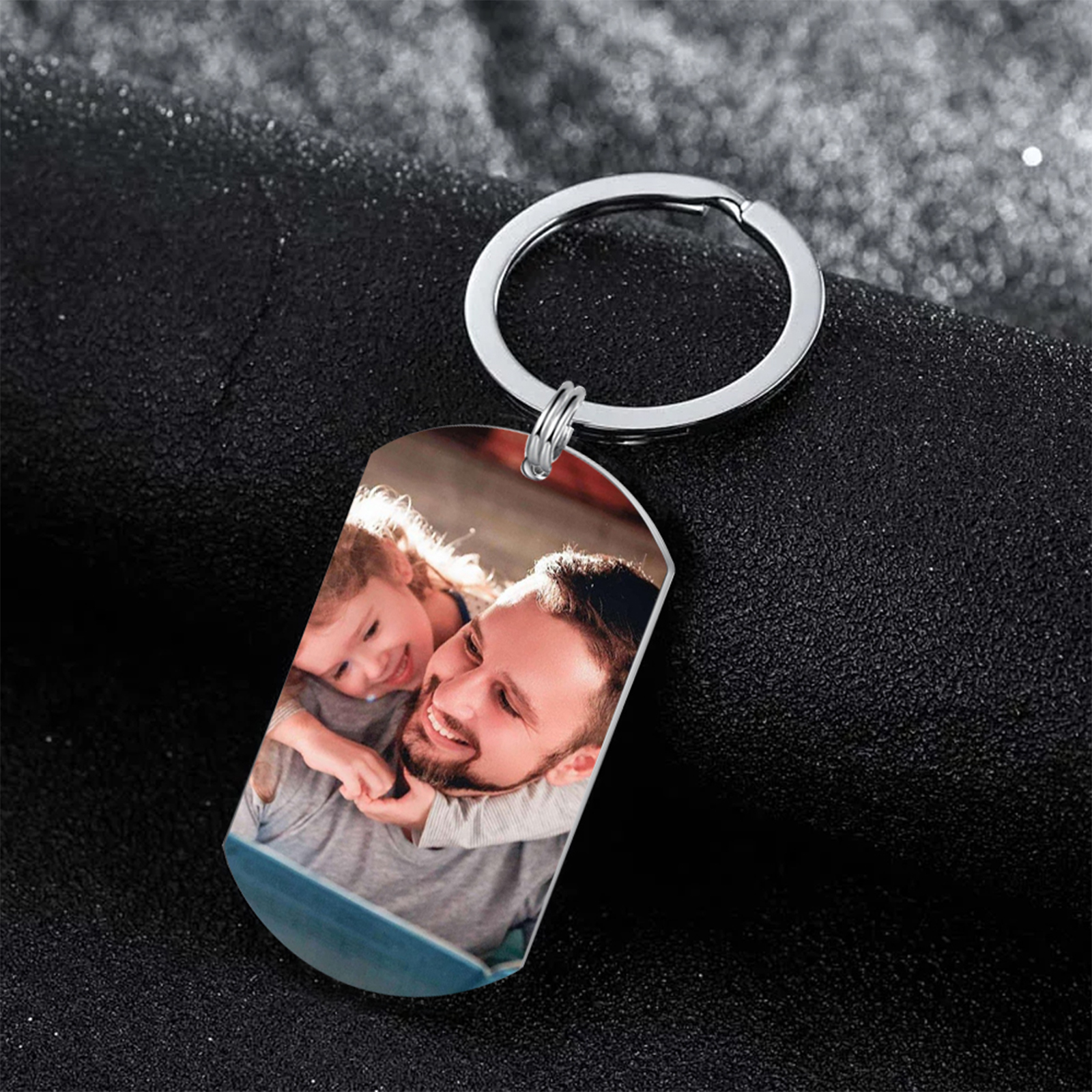 Personalised Photo Keyring with Custom Name & Letter – Two Styles Available – Valentine’s Day Gift for Couple | Jessemade