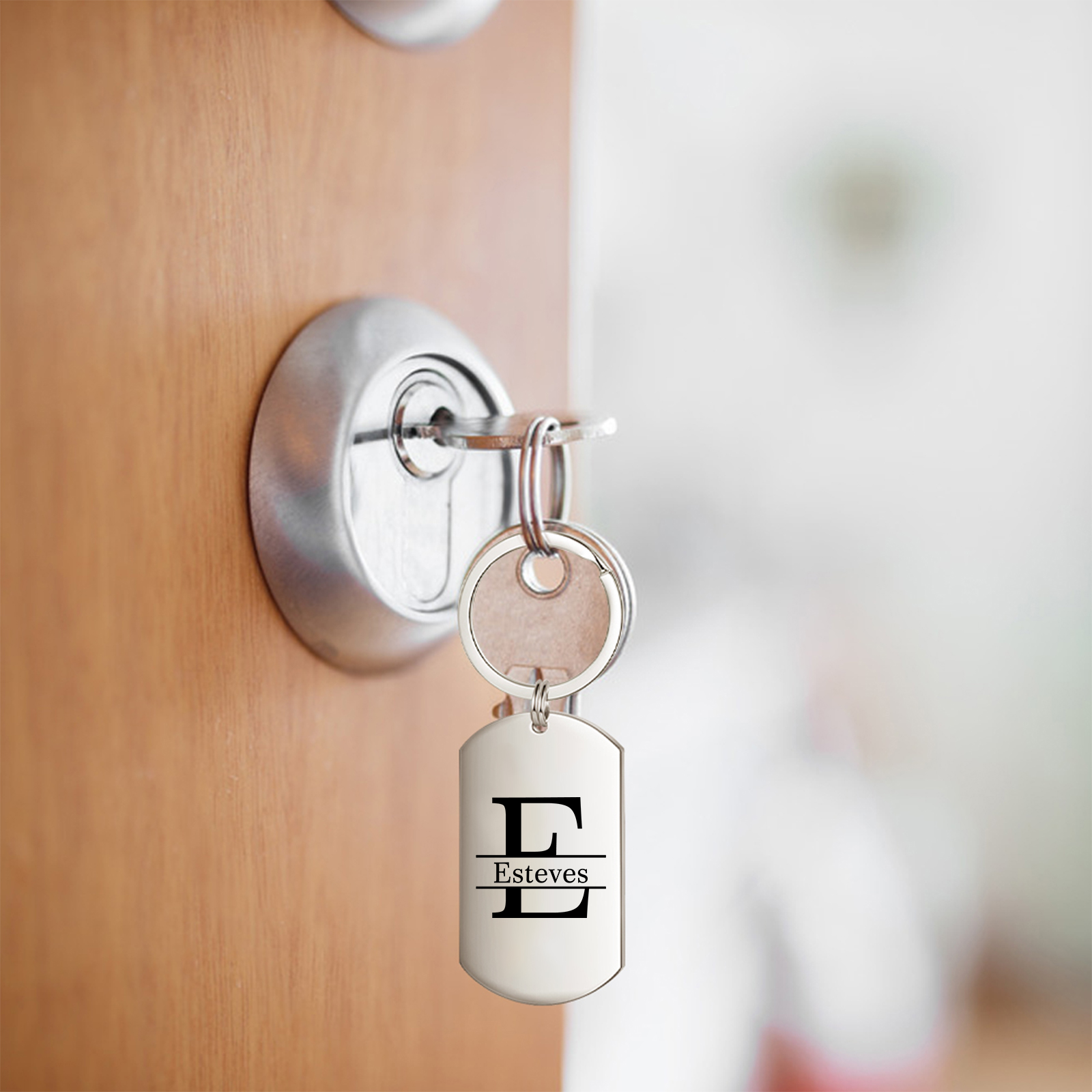 Personalised Photo Keyring with Custom Name & Letter – Two Styles Available – Valentine’s Day Gift for Couple | Jessemade