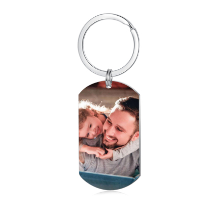 Personalised Photo Keyring with Custom Name & Letter – Two Styles Available – Valentine’s Day Gift for Couple | Jessemade