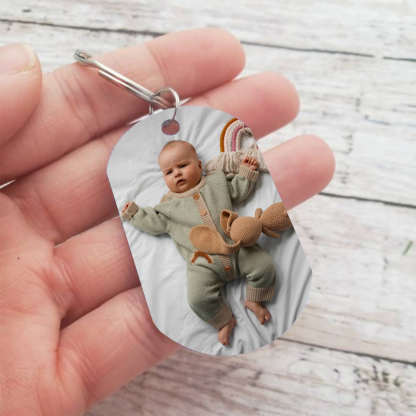 Personalized Keychain The Moment You Became My Mommy Custom Gift for Parents | Jessemade