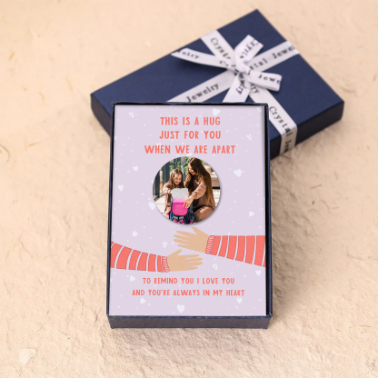 Personalized Pocket Hug Keychain – Unique Back-to-School Comfort Design | Custom Photo Keepsake for Kids