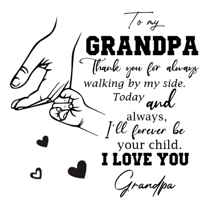 Grandpa Warm Gift Card - Father‘s Day Card - 2025