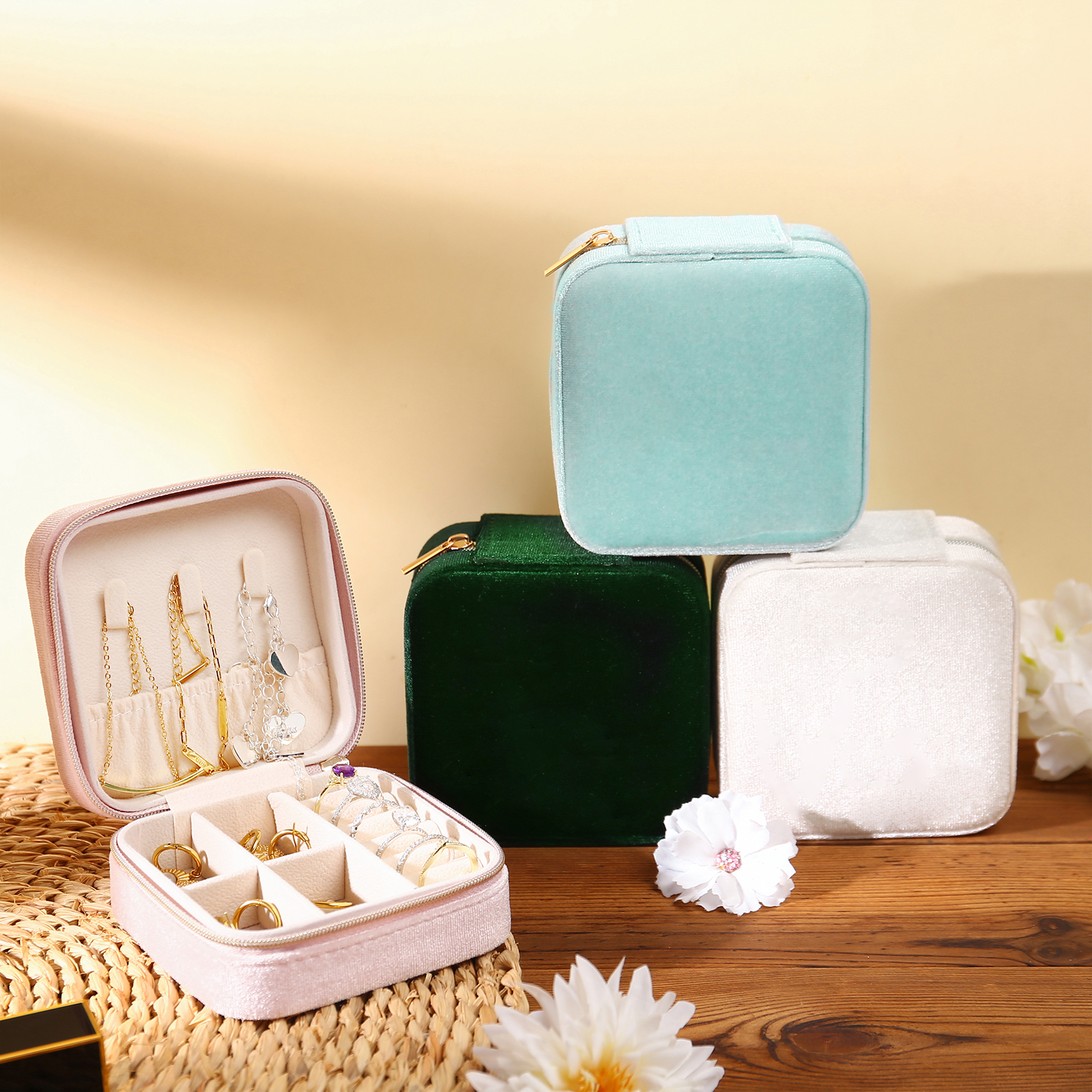Jewelry Storage Box In Various Colors