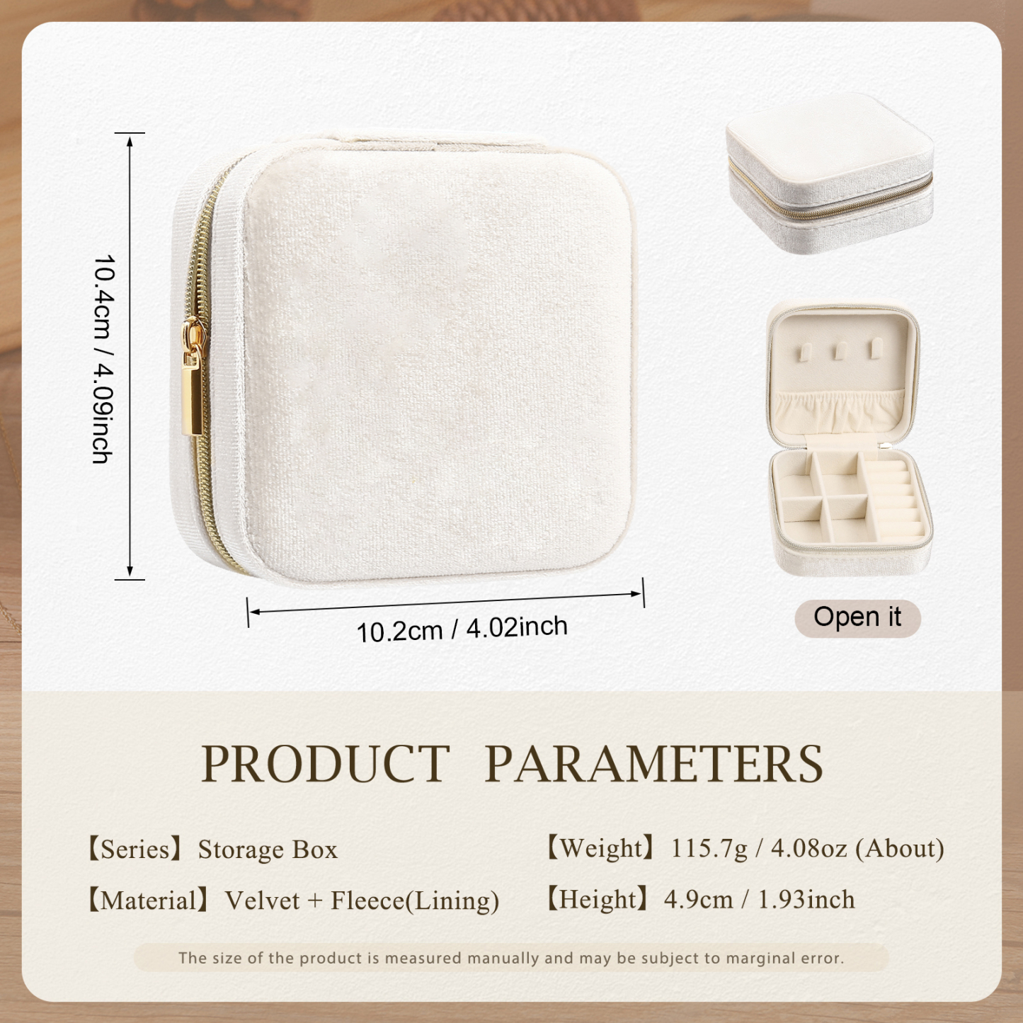 Jewelry Storage Box In Various Colors