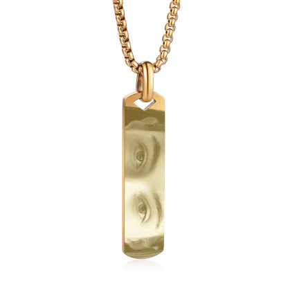 Personalised Eye Photo Necklace - Custom Eye Photo Pendant in Silver, Gold, Black - Christmas Gift for Wife/Sister/Daughter | Jessemade