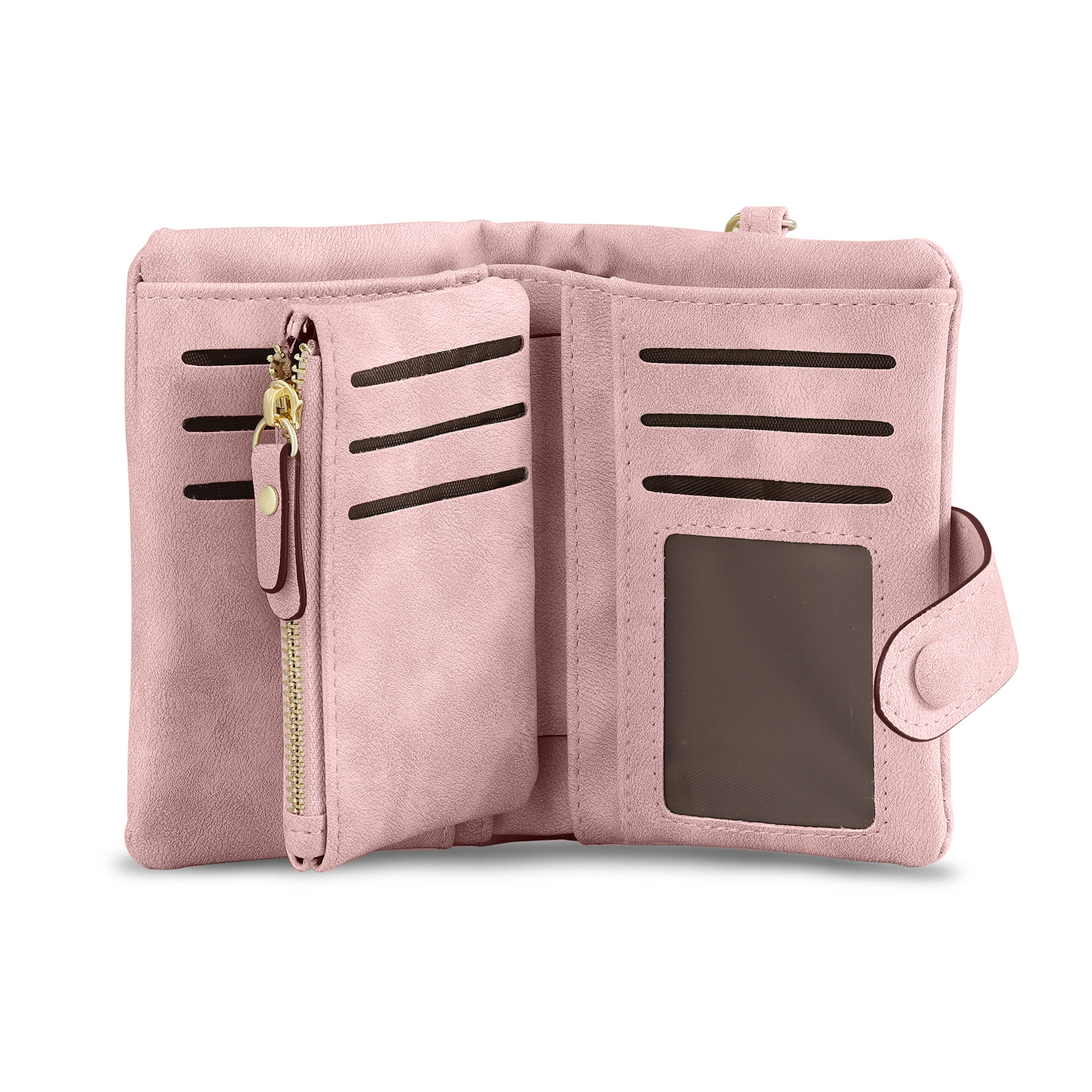 Personalized Pink Wristlet Purse Wallet for Mom or Grandma