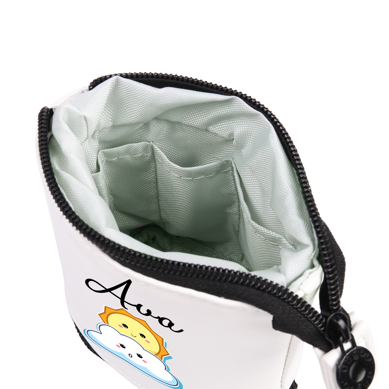 Personalized Pencil Case Custom Name Sun Pencil Case Back to School Gift for Boys/Girls