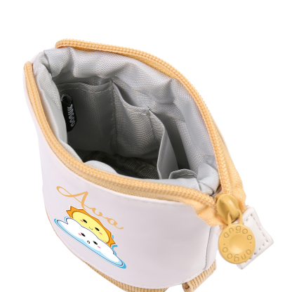 Personalized Pencil Case Custom Name Sun Pencil Case Back to School Gift for Boys/Girls