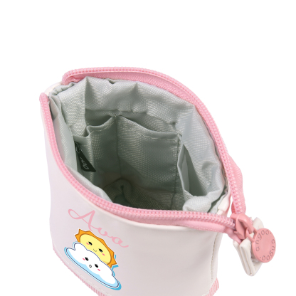 Personalized Pencil Case Custom Name Sun Pencil Case Back to School Gift for Boys/Girls