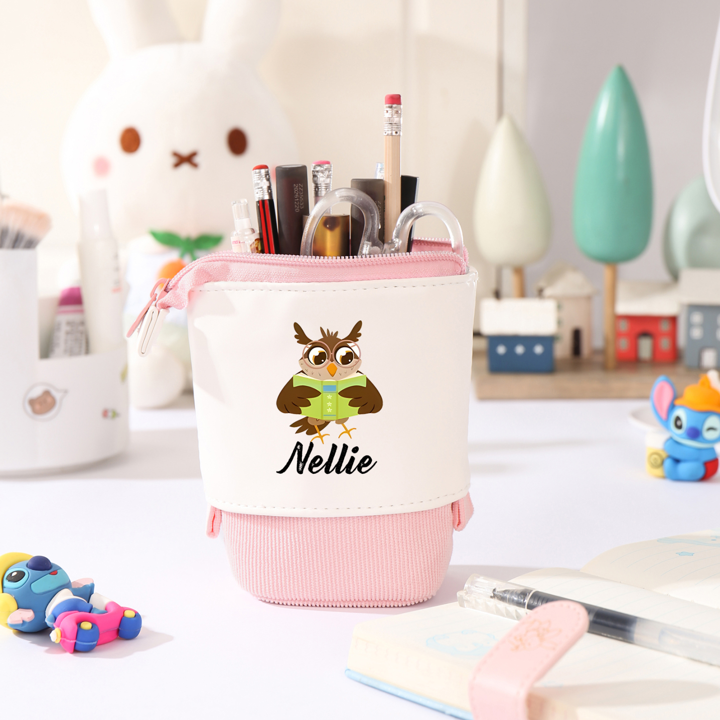 Personalized Pencil Case Custom Name And Animal Pencil Case Back To School Gift For Boys And Girls