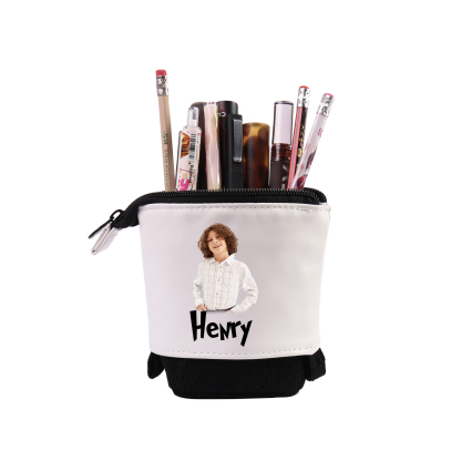 Personalized Pencil Case Custom Name And Photo Pencil Case Back To School Gift For Boys Girls 