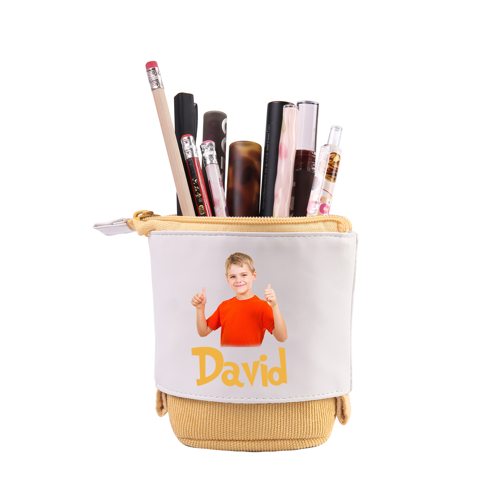 Personalized Pencil Case Custom Name And Photo Pencil Case Back To School Gift For Boys Girls 