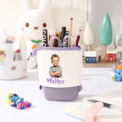 Personalized Pencil Case Custom Name And Photo Pencil Case Back To Sch