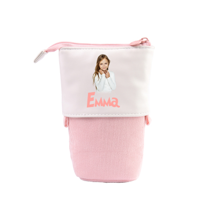 Personalized Pencil Case Custom Name And Photo Pencil Case Back To School Gift For Boys Girls 