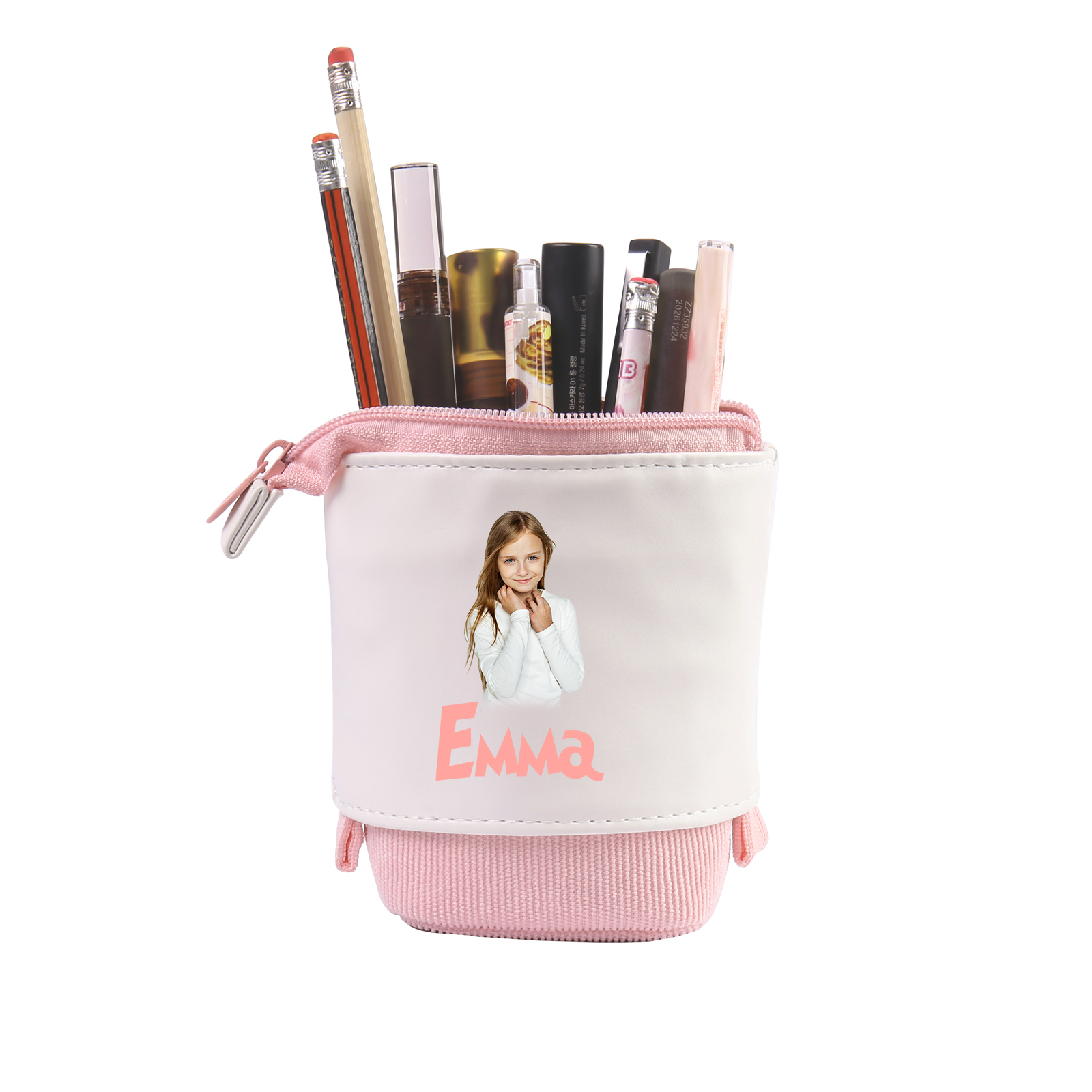 Personalized Pencil Case Custom Name And Photo Pencil Case Back To School Gift For Boys Girls 