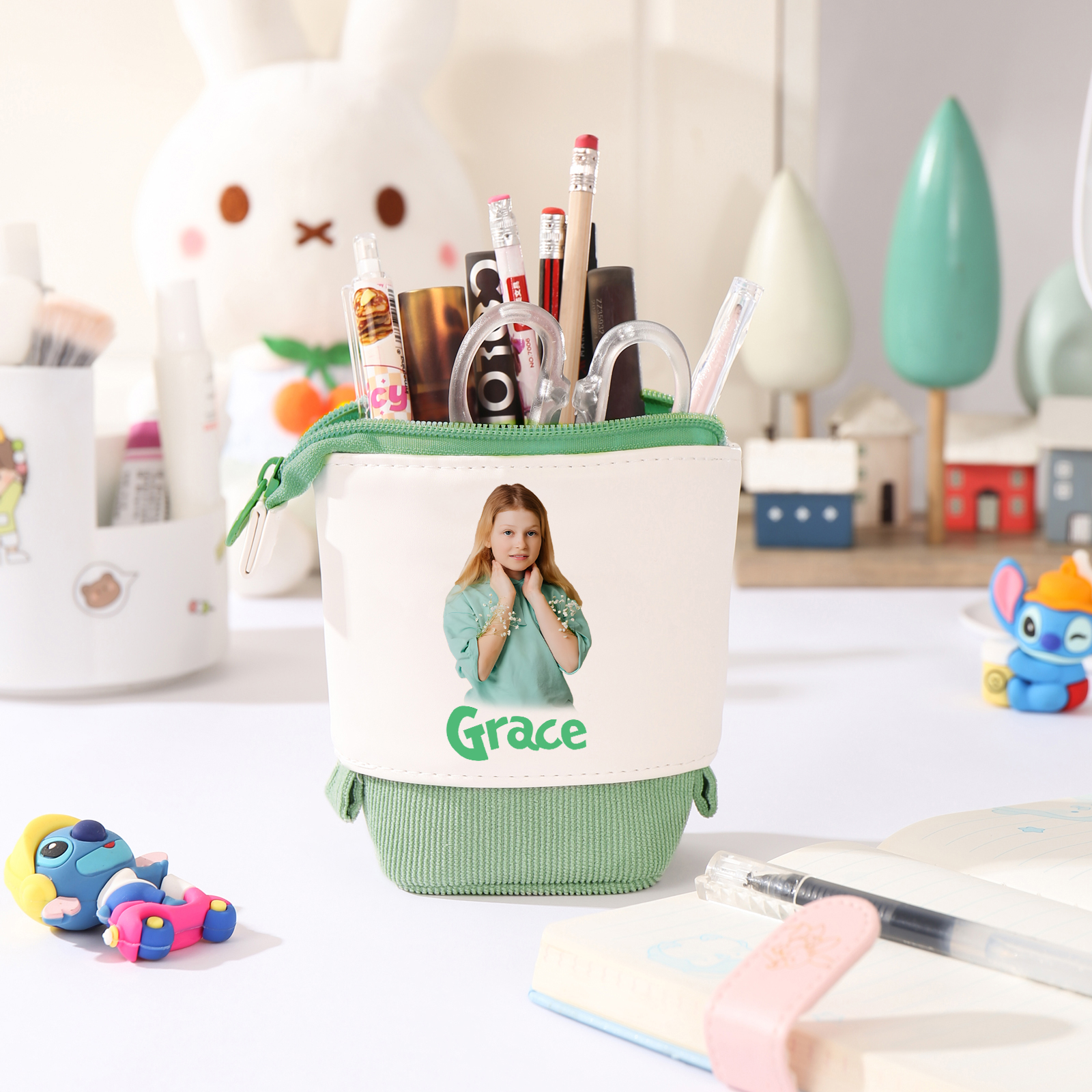 Personalized Pencil Case Custom Name And Photo Pencil Case Back To School Gift For Boys Girls 