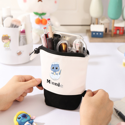 Personalized Pencil Case Custom Name And Dinosaur Pencil Case Back To School Gift For Boys Girls