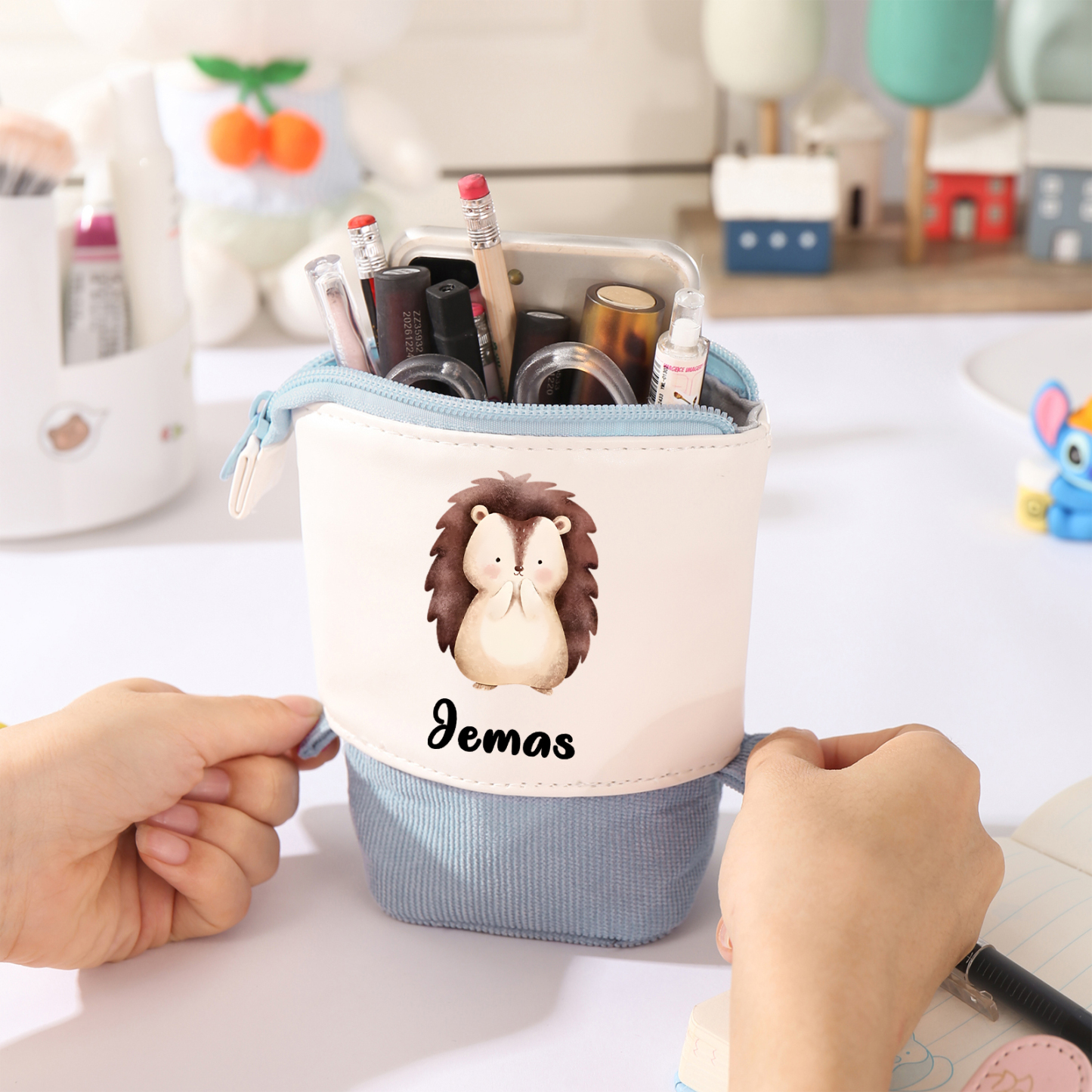 Personalized Pencil Case Custom Name And Letter Pencil Case Back To School Gift For Boys Girls