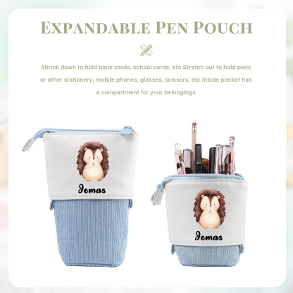 Personalized Pencil Case Custom Name And Letter Pencil Case Back To School Gift For Boys Girls