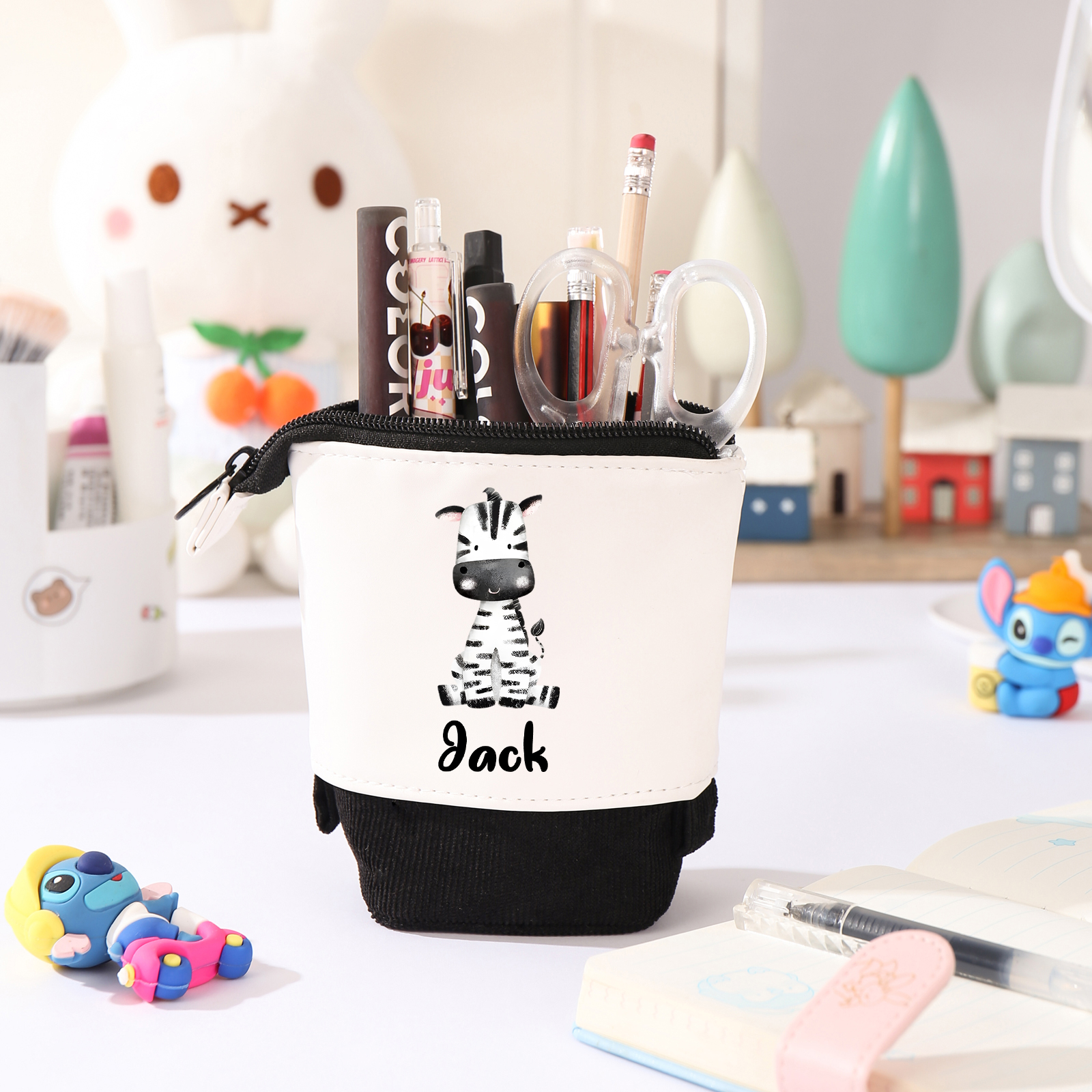 Personalized Pencil Case Custom Name And Letter Pencil Case Back To School Gift For Boys Girls