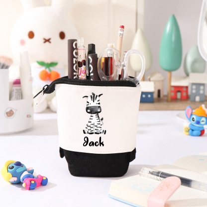 Personalized Pencil Case Custom Name And Letter Pencil Case Back To School Gift For Boys Girls