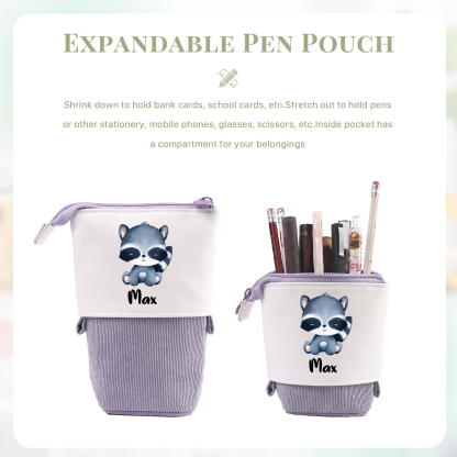 Personalized Pencil Case Custom Name And Letter Pencil Case Back To School Gift For Boys Girls