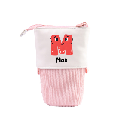 Personalized Pencil Case Custom Name And Letter Pencil Case Back To School Gift For Boys Girls