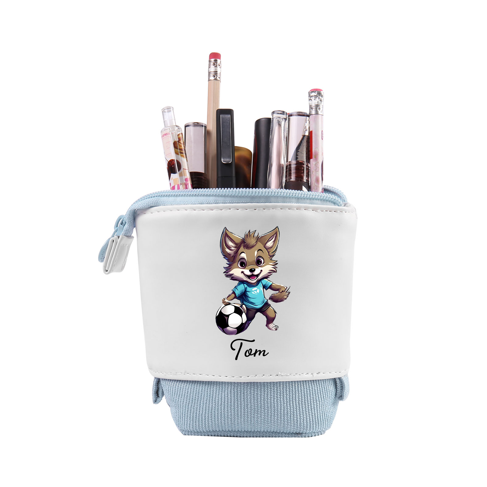 Personalized Pencil Case Custom Name Rabbit Pencil Case Back To School Gift For Boys Girls