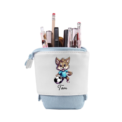 Personalized Pencil Case Custom Name Rabbit Pencil Case Back To School Gift For Boys Girls