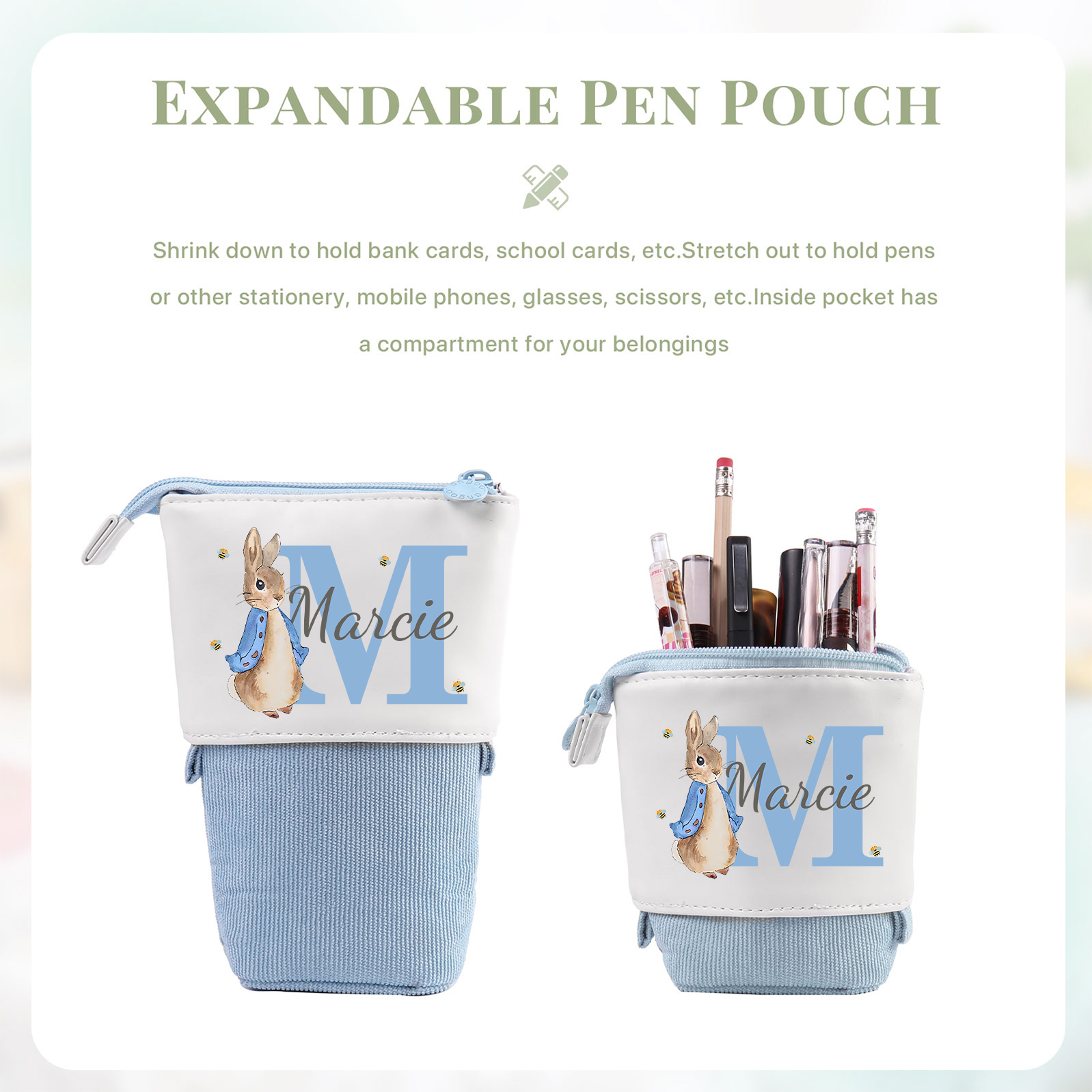 Personalized Pencil Case Custom Name And Dinosaur Pencil Case Back To School Gift For Boys Girls