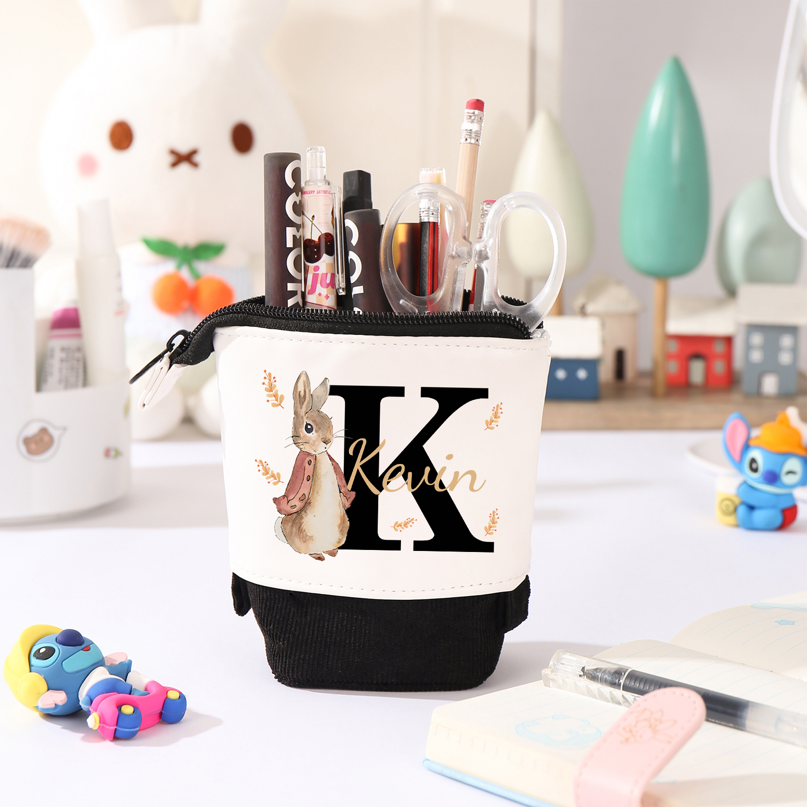 Personalized Pencil Case Custom Name And Letter Pencil Case Boys Girls Back To School Gift 16.99 n1-l1