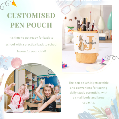 Personalized Pencil Case Custom Name And Dinosaur Pencil Case Back To School Gift For Boys Girls