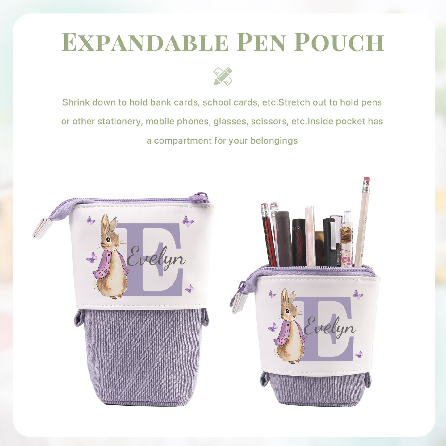 Personalized Pencil Case Custom Name And Dinosaur Pencil Case Back To School Gift For Boys Girls